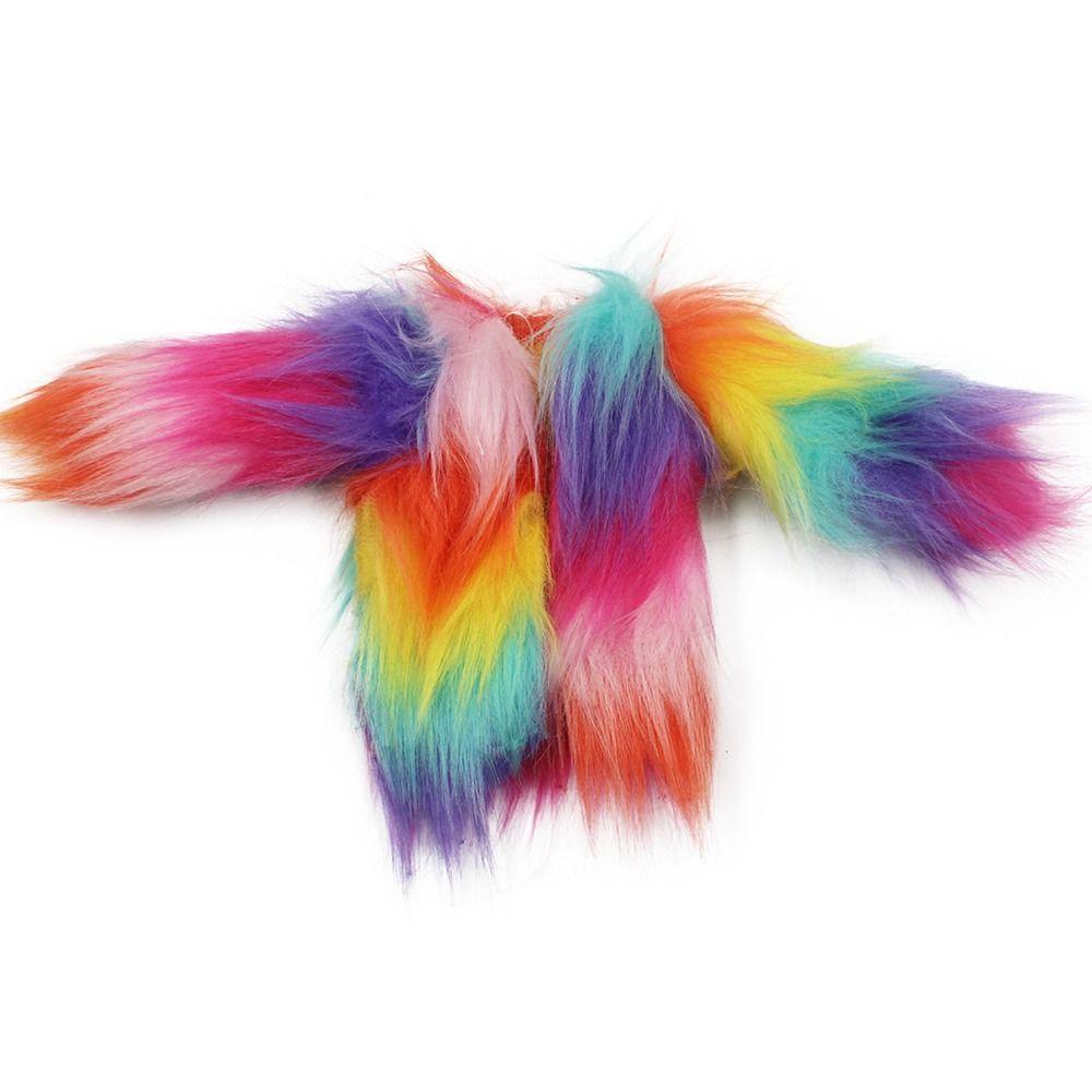 RAINBOW 1 Bộ Đầm + Áo Khoác Lông Nhiều Kiểu Dáng Mới Mẻ Cho Búp Bê BJD 1 / 6