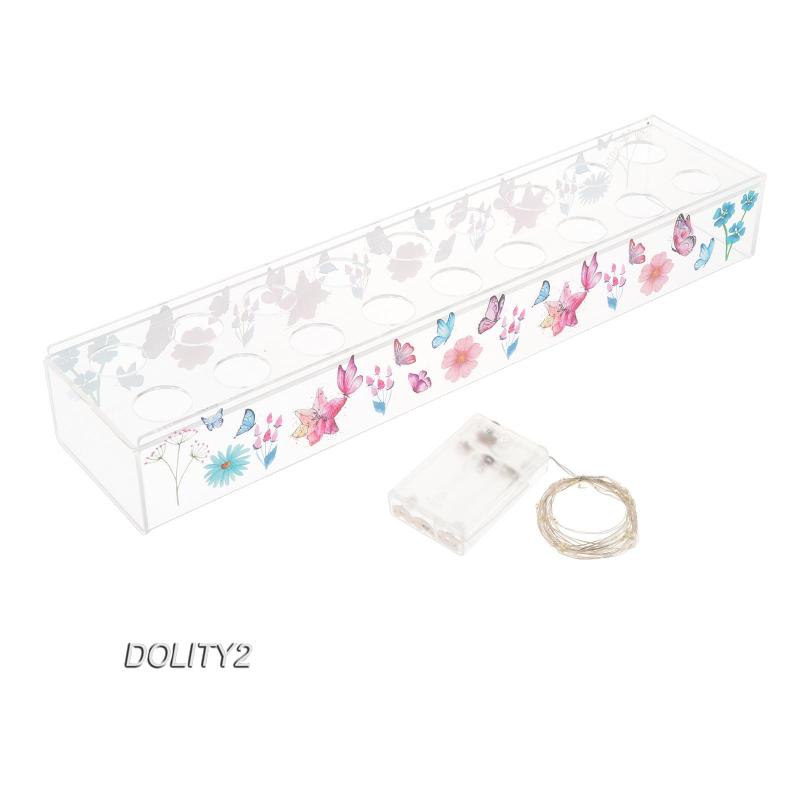 Chậu Hoa / Giá Đỡ Bằng Acrylic Có Lỗ Nghệ Thuật Dành Cho Trang Trí Bàn Làm Việc