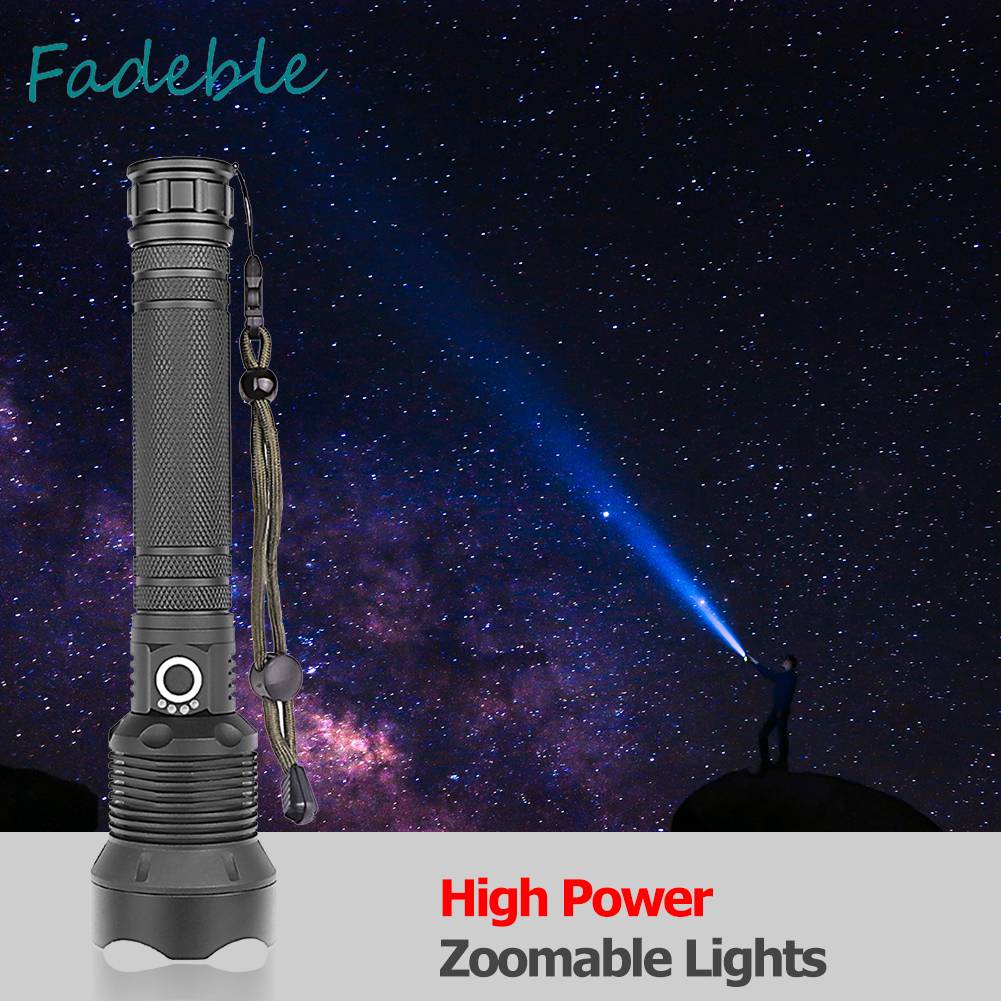 Đèn Pin XHP70 LED 3 Chế Độ 2000LM Chống Thấm Nước IPX4 Sạc USB Tiện Dụng