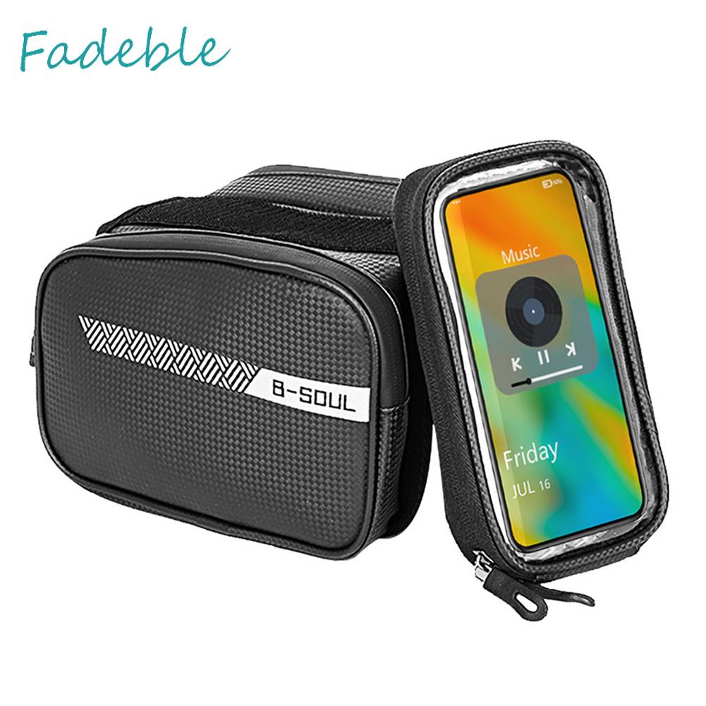B-soul Túi Đựng Điện Thoại Họa Tiết Phản Quang Dung Tích 1.5L Cho Xe Đạp Ốp