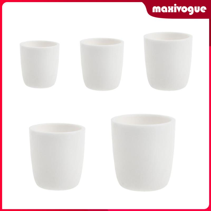 Nồi Nấu Tan Chảy Kim Loại Nhôm Corundum Crucible Crucible 20,50,100,150ml -