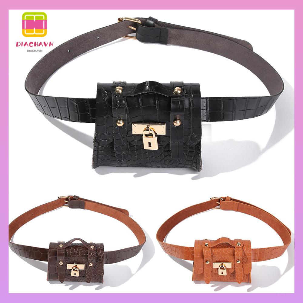 DIACHAVN Túi Đeo Hông Mini 2 Trong 1 Thời Trang Cho Nữ