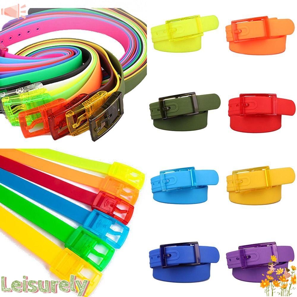 LEILY Thắt Lưng Silicone Thiết Kế Đơn Giản Sang Trọng Cho Nữ