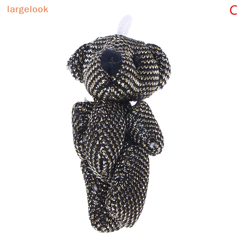 Móc Khóa Hình Gấu Nhồi Bông Mềm Mại Dễ Thương