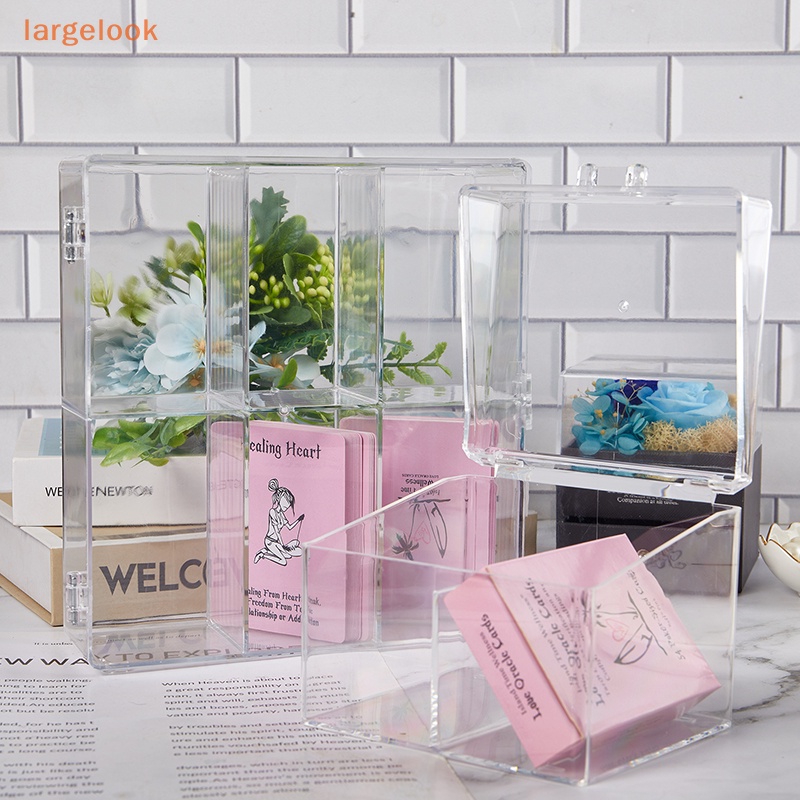 Hộp Đựng Ảnh 2 / 6 Ngăn Trong Suốt Hình Vuông Tiện Dụng