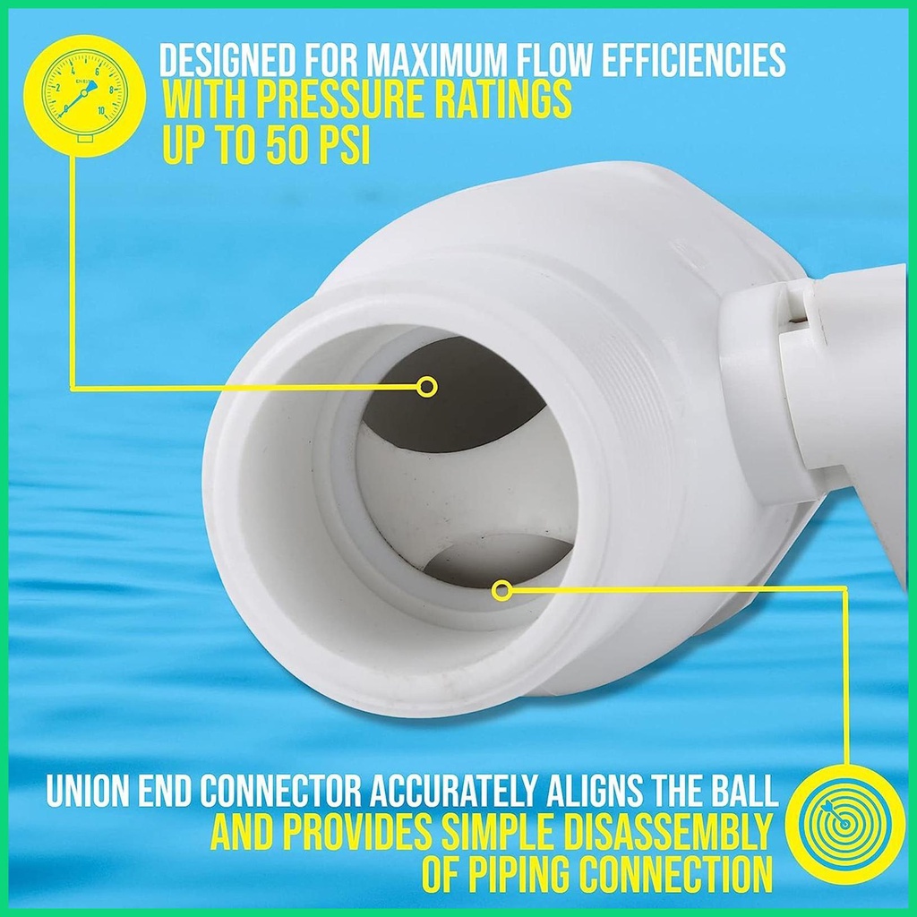 Van Nối Bộ Lọc Bể Bơi Chống Tia UV Chuyên Dụng Chất Lượng Cao
