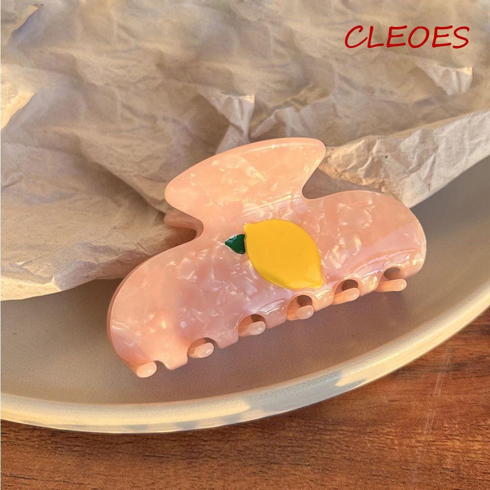 CLEOES Kẹp Tóc Hình Đám Mây / Trái Tim / Cá Mập Phong Cách Hàn Quốc Thanh Lịch Cho Nữ