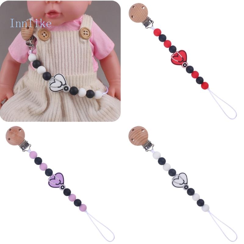 Giá Đỡ Núm Vú Giả Bằng Silicon Không BPA Cho Bé Sơ Sinh Mọc Răng