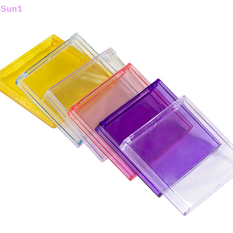 Set 5 Hộp Nhựa PP Trong Suốt Mini Đựng Mi Giả Tái Sử Dụng Tiện Lợi