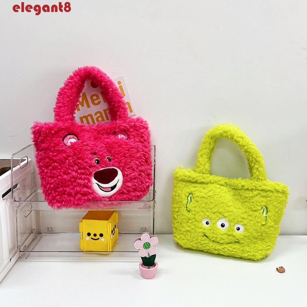ELEGANT Túi Xách Đeo Vai Hình Gấu Hoạt Hình Đáng Yêu Dành Cho Bé Gái