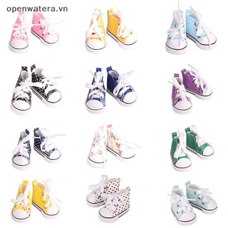 Giày vải canvas 5cm dành cho búp bê 14 inch 20cm