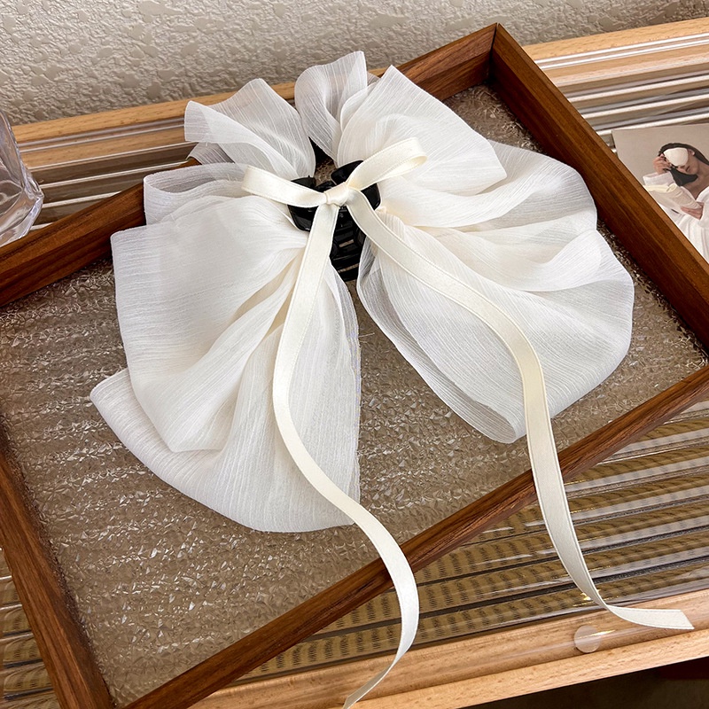 Kẹp Tóc Đính Nơ Ruy Băng Thời Trang Hàn Quốc