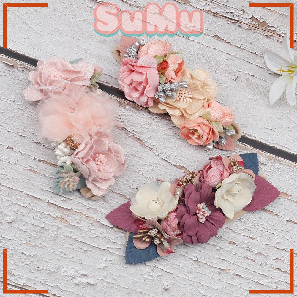 SUMU Dây Buộc Tóc Co Giãn Hình Mặt Trăng Toàn Diện Cho Bé