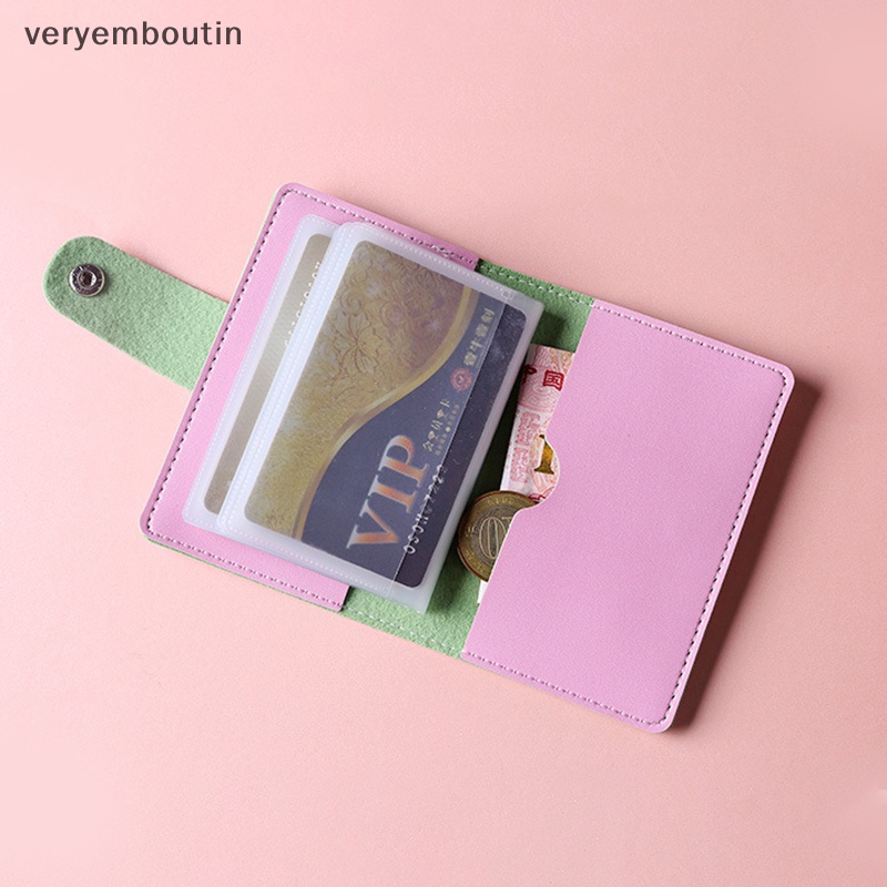 Ví Da PU 26 Ngăn Đựng Thẻ ID / Danh Thiếp Họa Tiết Động Vật / Trái Cây Sức Chứa Lớn