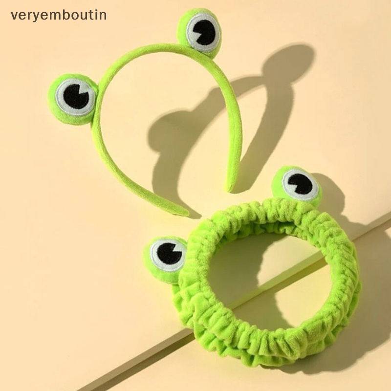 Băng đô cài tóc rửa mặt Hình Chú Ếch Dễ Thương Cho Nữ