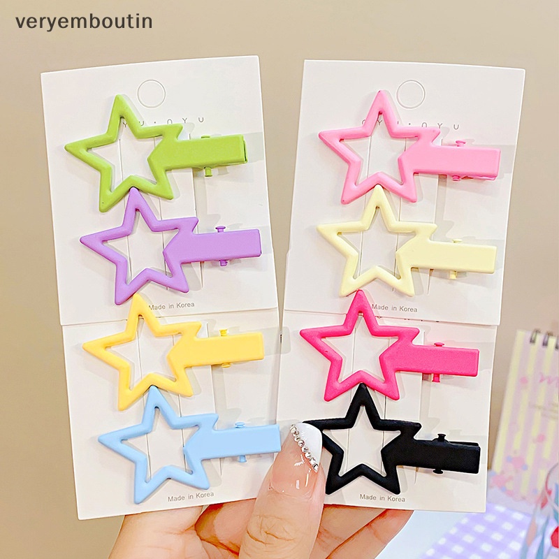 1 Kẹp Tóc Hình Ngôi Sao Phong Cách Hàn Quốc Cổ Điển Dành Cho Nữ
