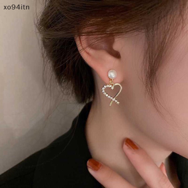 Bông Tai Hình Tam Giác Đính Đá Opal Đơn Giản Thời Trang Phong Cách Hàn Quốc Cho Nữ