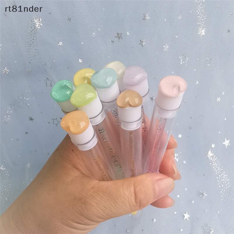 Rt Bộ Cọ Chuốt Lông Mi / Lông Mày Ống Hình Trái Tim Nhiều Loại Chống Bụi (Phong Cách Ngẫu Nhiên) n