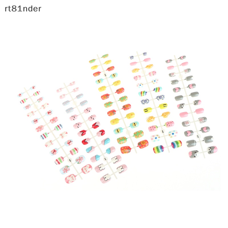 Rt Móng Tay Giả Họa Tiết Hoạt Hình Dễ Thương Cho Bé