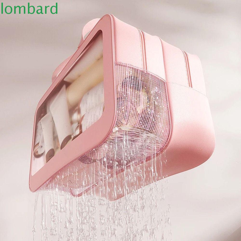 LOMBARD Túi Lưới Đựng Mỹ Phẩm Hai Lớp Chống Thấm Nước Có Thể Chia Ngăn Khô / Ướt Tiện Dụng