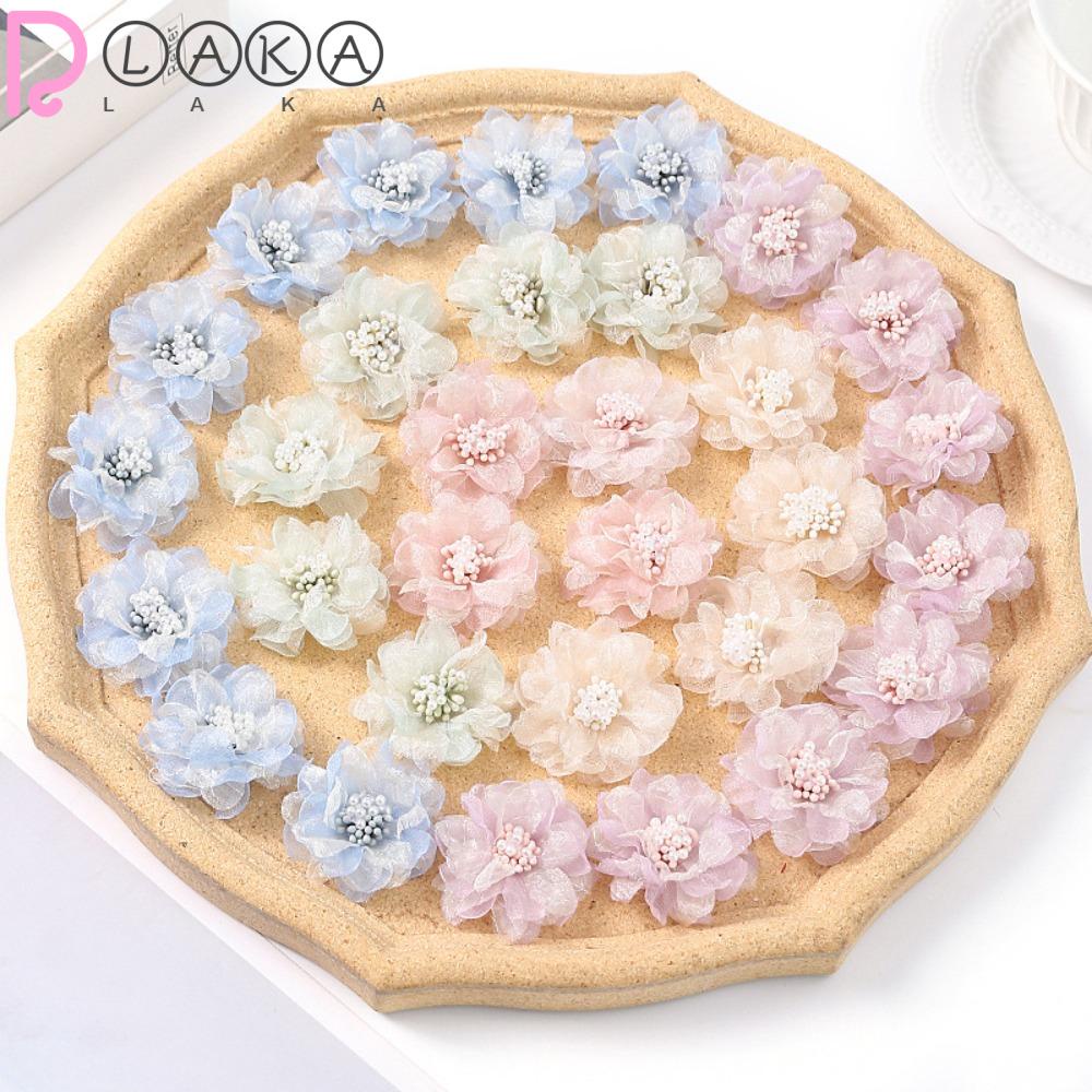 LAKAMIER Bộ 10 Bông Hoa Nhân Tạo Mini Dùng Để Trang Trí Tiệc Cưới