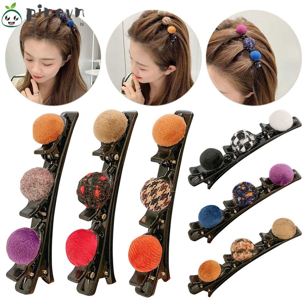 PINEVN Kẹp Tóc Mỏ Vịt Kiểu Dệt Thời Trang Nam Cao Cấp