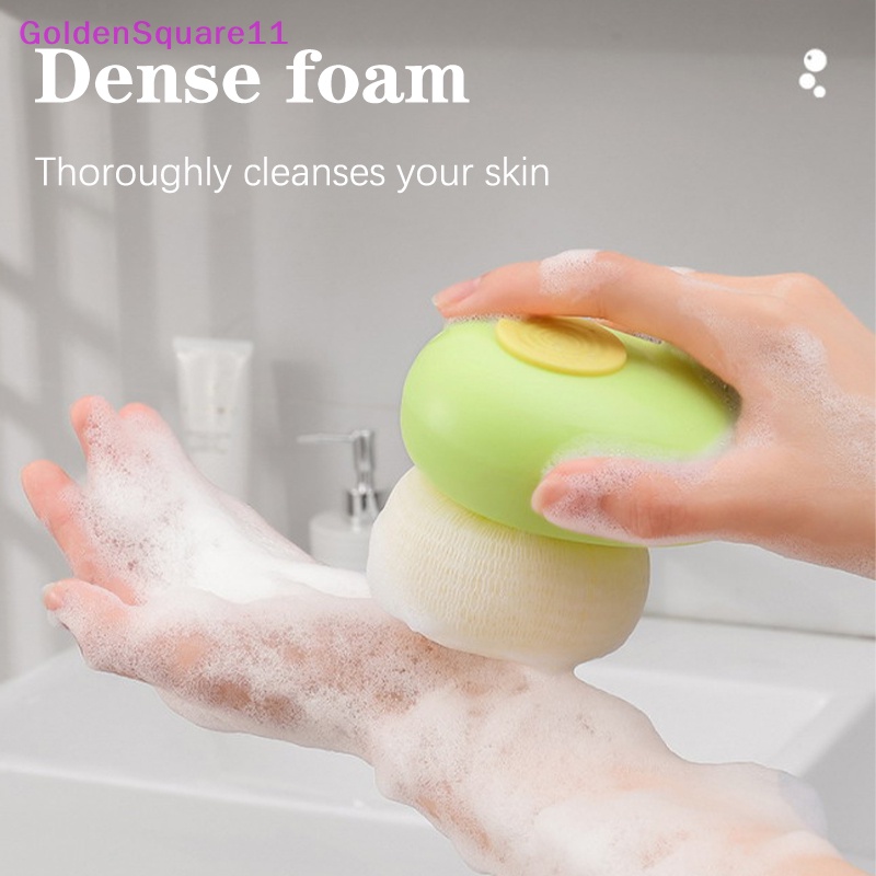 Cọ Rửa Mặt Màu Vàng Đồng Mát Xa Tiện Dụng