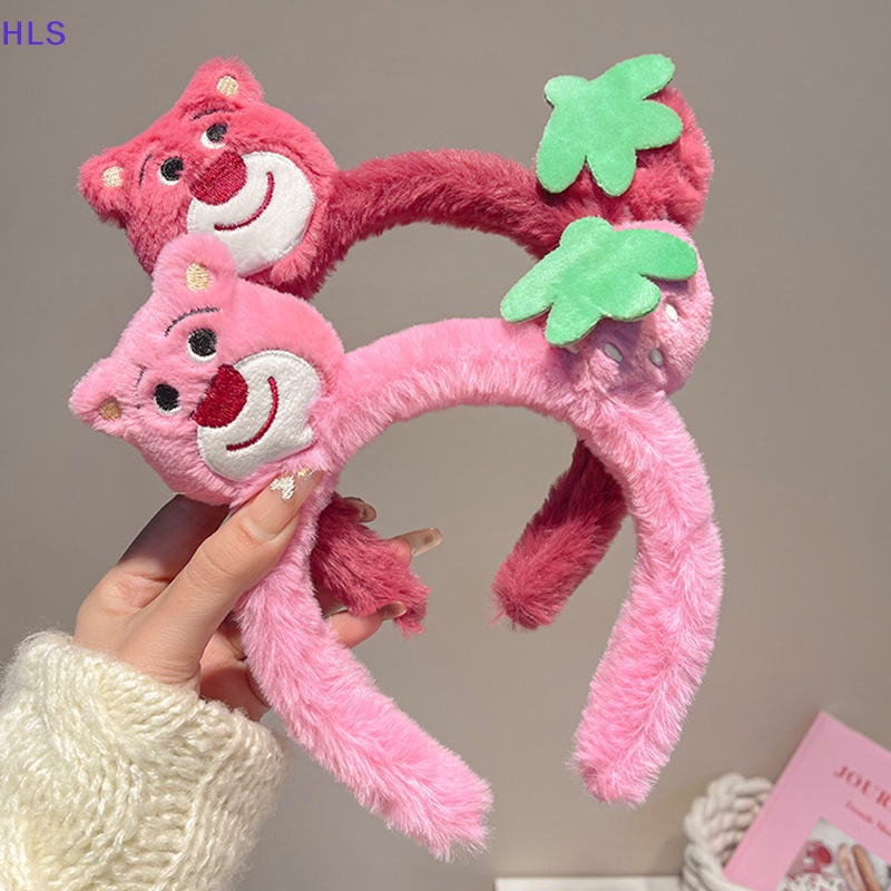 Băng Đô Tai Gấu / Ếch Hồng Bằng Lông Cừu Dễ Thương Dành Cho Bé Gái Hóa Trang