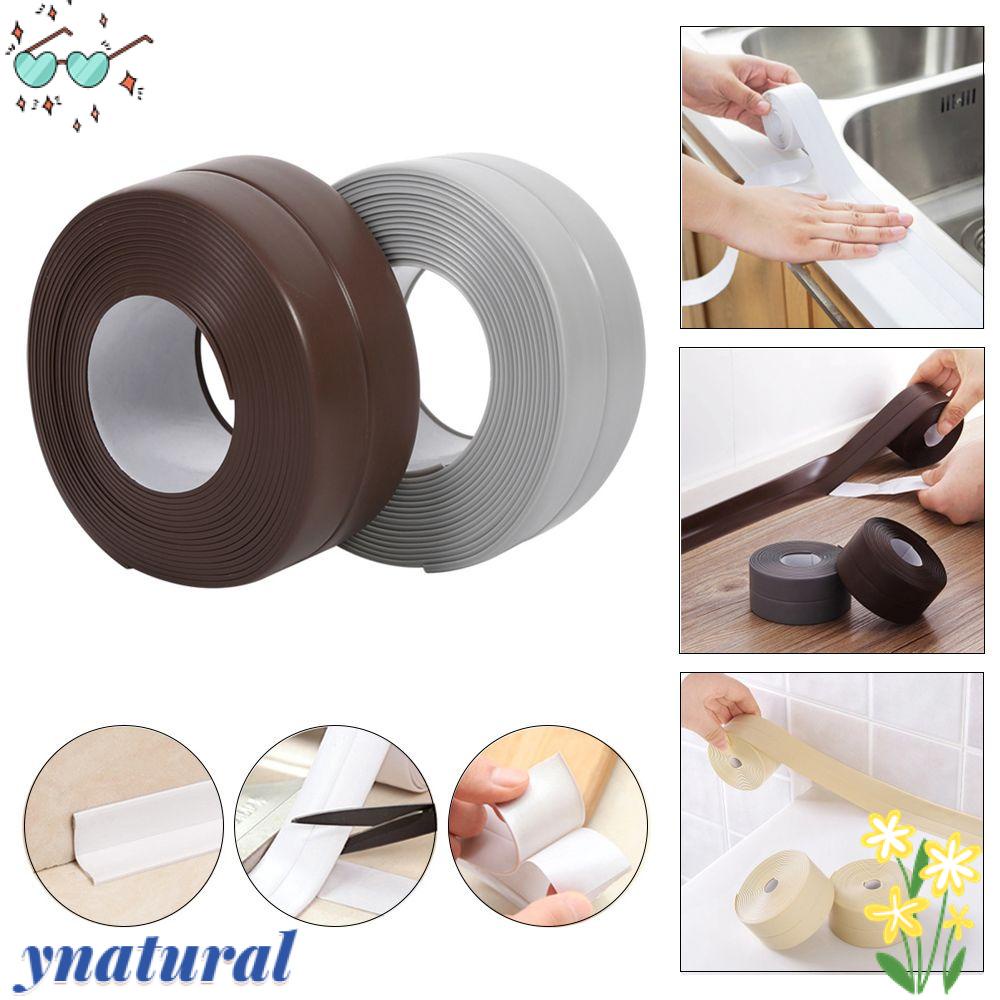 YNATURAL Cuộn Dây PVC Dài 3.2m Dán Viền Tường Nhà Bếp / Toilet Tiện Dụng