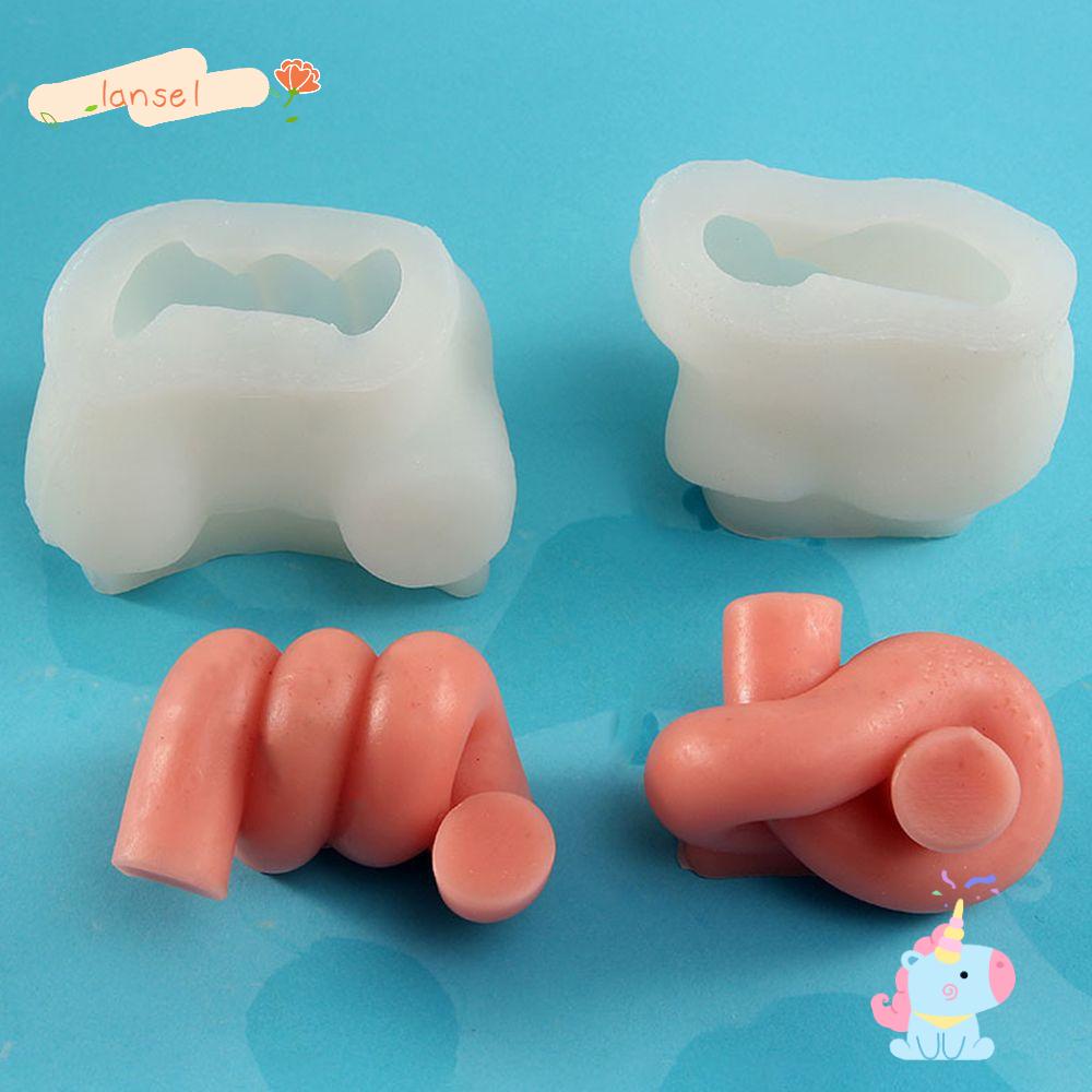 LANSEL Khuôn Silicone Làm Xà Phòng Thơm Hình Nút Thắt