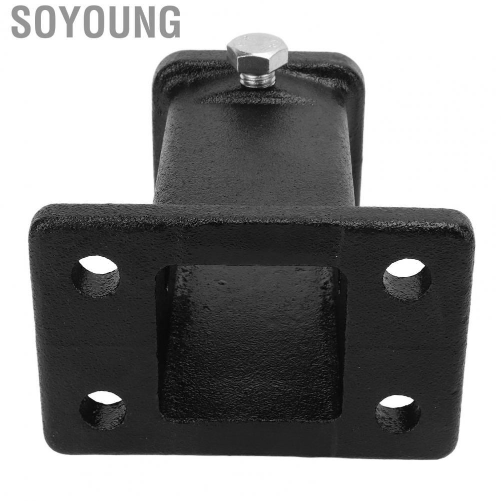 Soyoung Trailer Hitch Receiver Adapter Reliable Rustproof  On Tube Abrasion Resistant High Hardness for Pickup Trucks