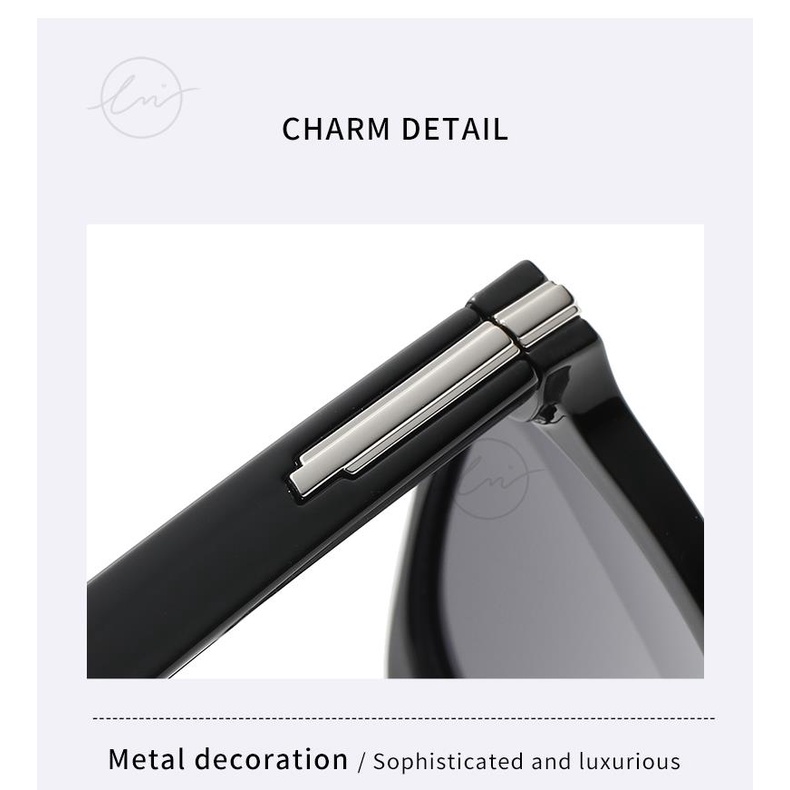 Kính Mát Phân Cực Mặt Vuông Thời Trang 2023 TR90 Cho Nữ