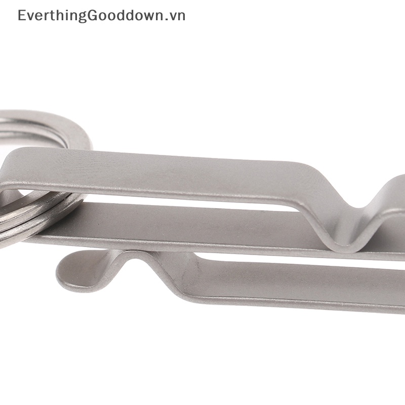 Everthinggooddown Móc Khóa Dây Ruy Băng Bằng Hợp Kim Titan Nhanh Chóng Dùng Khi Đi Bộ Đường Dài vn
