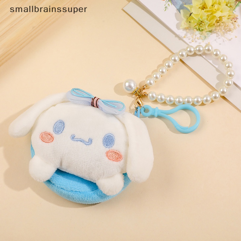 Móc Khóa Nhỏ Hình Sanrio Cinnamoroll Kuromi Melody Nhồi Bông Kèm Ví Tiền Xu Đáng Yêu Dành Cho Bé Gái SBS
