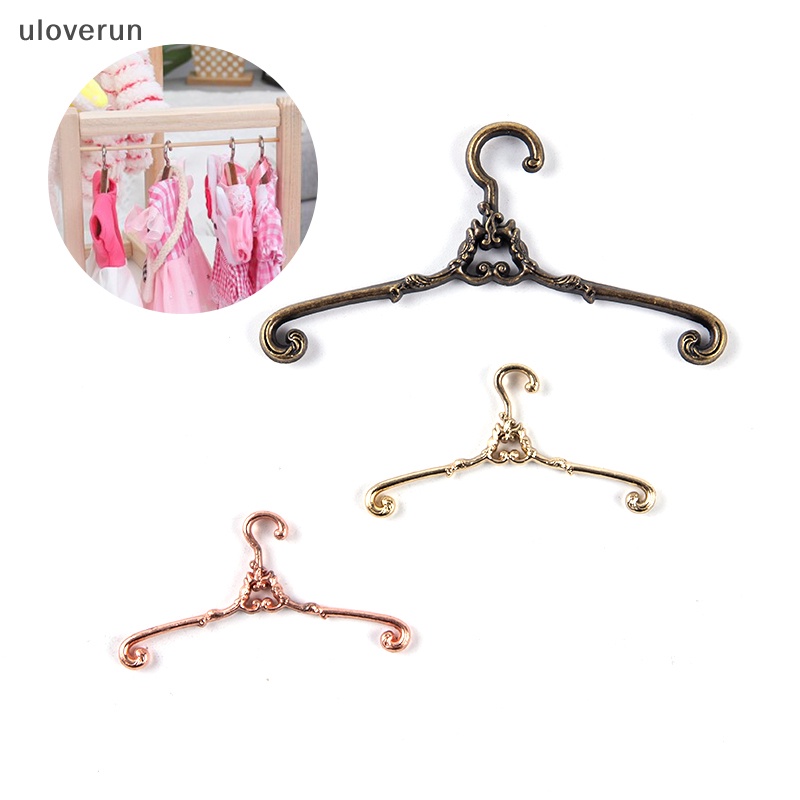 Set 5 Móc Treo Quần Áo Búp Bê Blyth 1 / 6 ob11 4 / 6.5cm Bằng Kim Loại