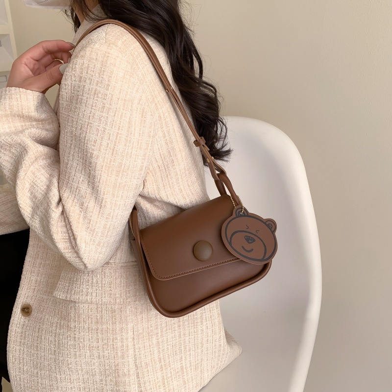 Túi Đeo Chéo Hình Vuông Cỡ Nhỏ Phong Cách Cổ Điển Thời Trang Cho Nữ