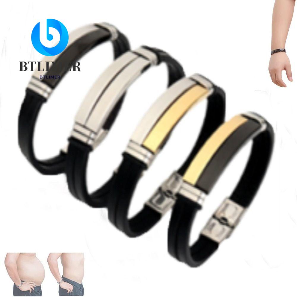 BTLIMER Vòng Đeo Tay Thép Titan Chống Mồ Hôi Dành Cho Nam