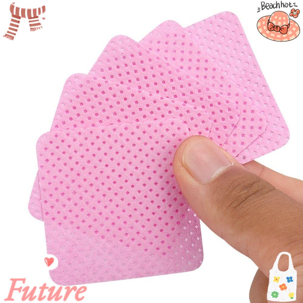 FUTURE Set 200 Miếng Bông Tẩy Sơn Móng Tay Kèm Hộp 400 Miếng Bông Cotton