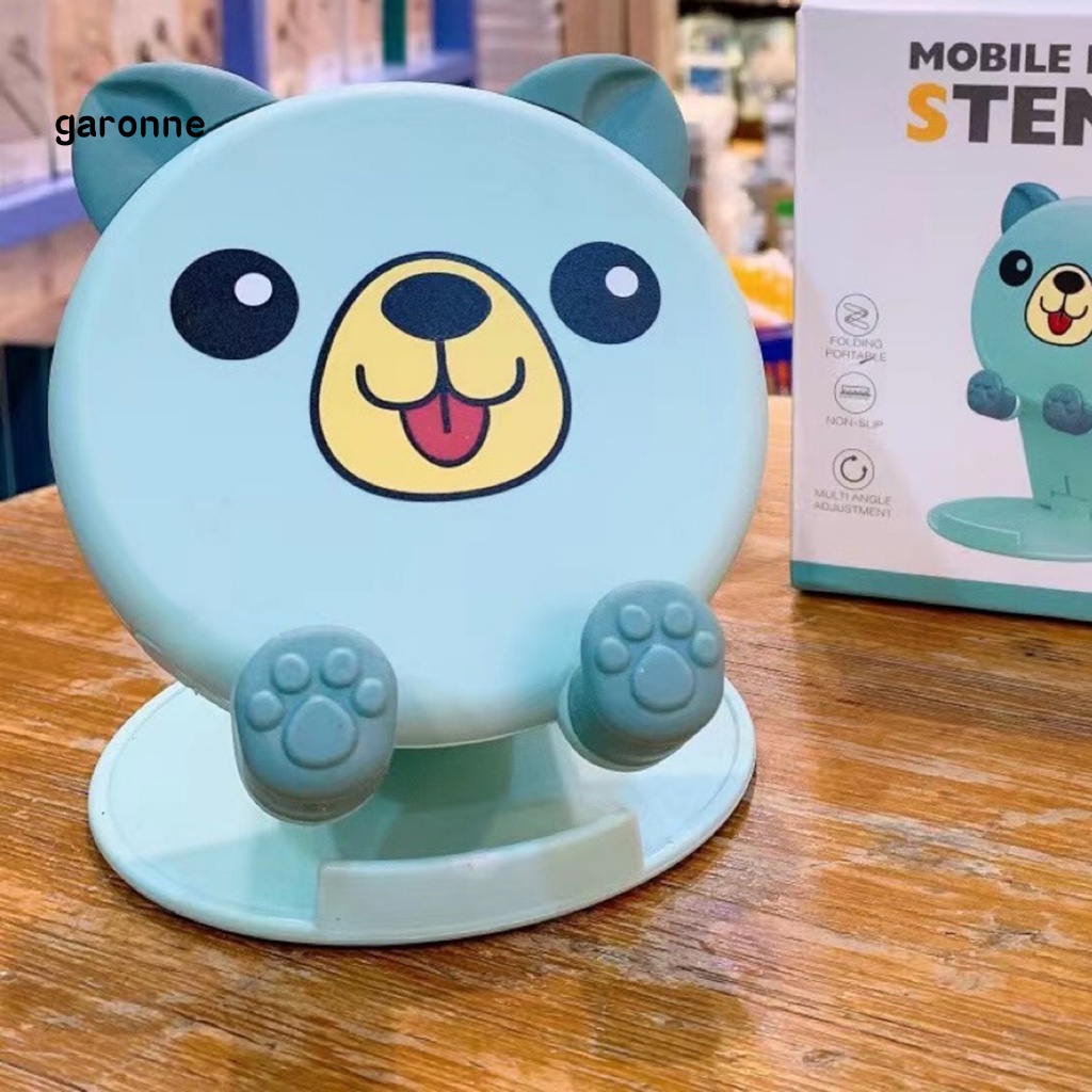 Giá Đỡ Điện Thoại / Máy Tính Bảng Họa Tiết Hoạt Hình Có Thể Gấp Gọn Tiện Dụng