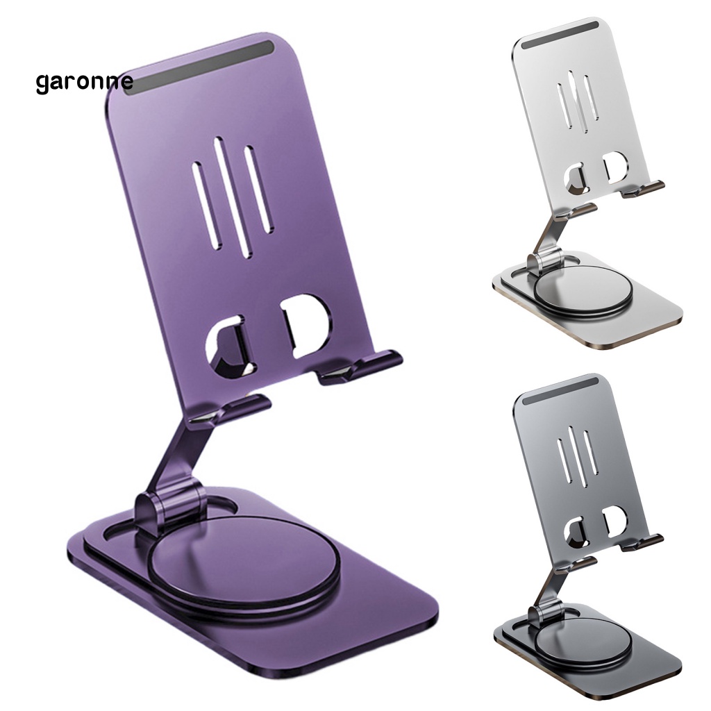 Giá Đỡ Điện Thoại Di Động Bằng Hợp Kim Nhôm Ổn Định Xoay 360 Độ Chống Trượt Có Thể Điều Chỉnh