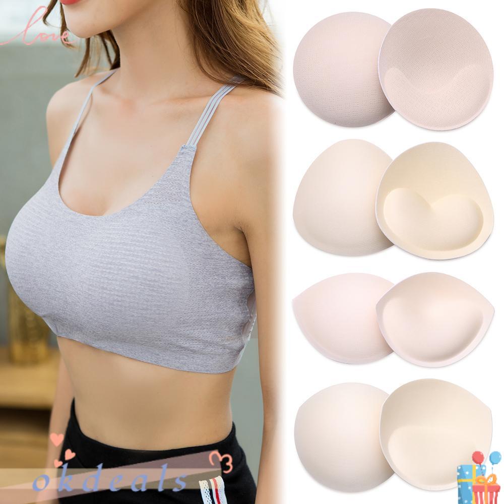 OKDEALS 1 Cặp Miếng Đệm Nâng Ngực Tháo Rời Được Tiện Lợi Dành Cho Bikini