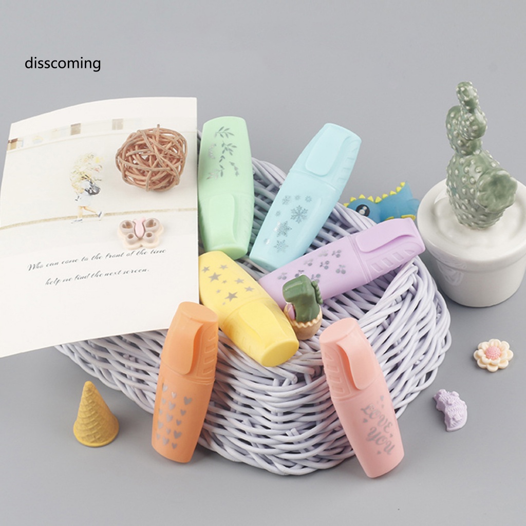 Áo Thun In Hình SL SL SL SL SL Thời Trang Cá Tính| Bộ Bút Bắt Sáng 6 Màu Nhanh Khô Không Cần Đục Lỗ Cho Học Sinh / Văn Phòng