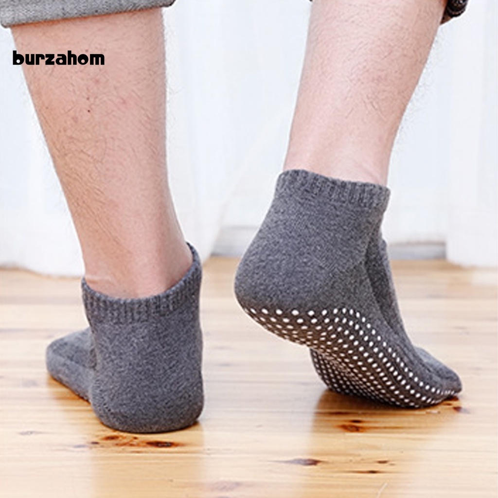 1 Đôi Tất Cotton Thoáng Khí Thấm Hút Mồ Hôi Chống Trượt Cho Nam Nữ Tập Yoga