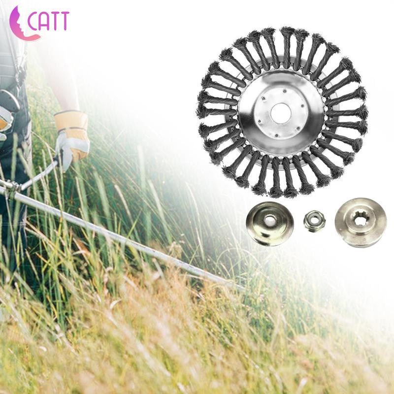 Đầu Cắt Cỏ Bằng Dây Thép Kèm Bộ Chuyển Đổi Thông Dụng Cho Máy Cắt Cỏ