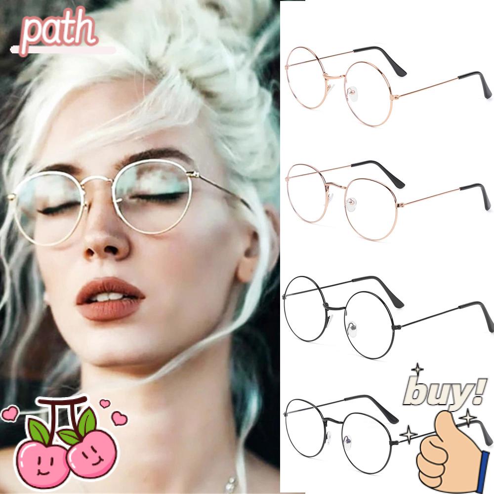 PATH Kính Mát Gọng Kim Loại Tròn Siêu Nhẹ