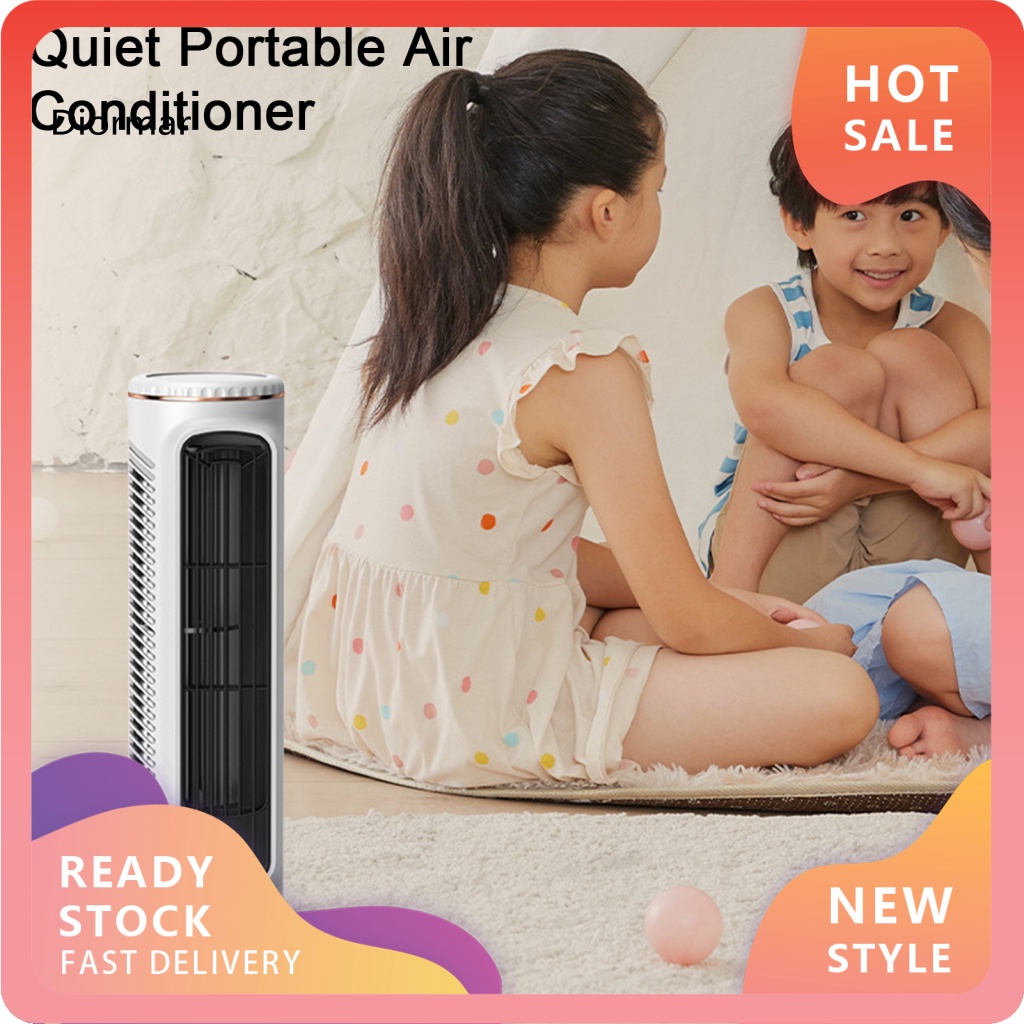 Quạt Điều Hòa Không Khí Mini 3 Tốc Độ Ít Ồn 1200mAh Có Thể Sạc Lại Bằng Cổng USB