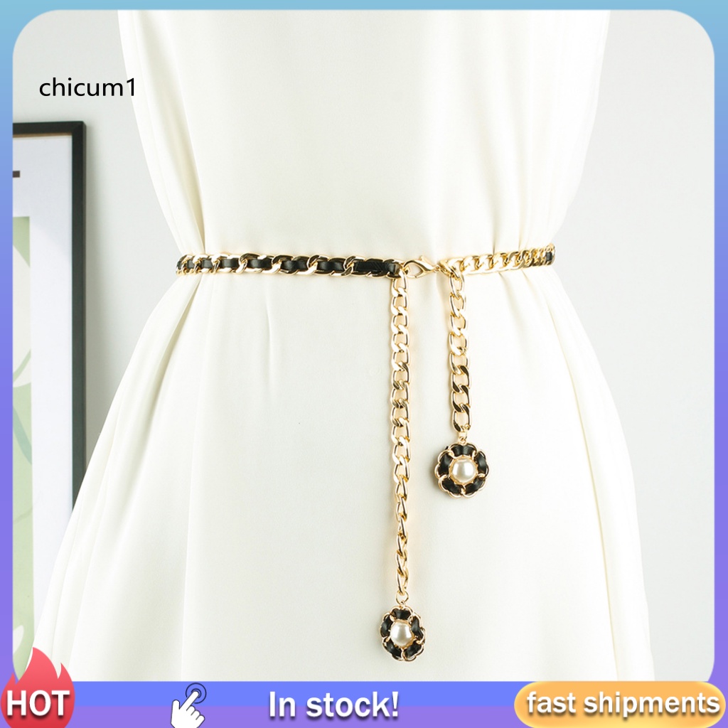 Dây Xích Nối Dài Thắt Lưng Quần Jean Bắt Sáng Trang Trí Đầm Nữ Bằng Hợp Kim