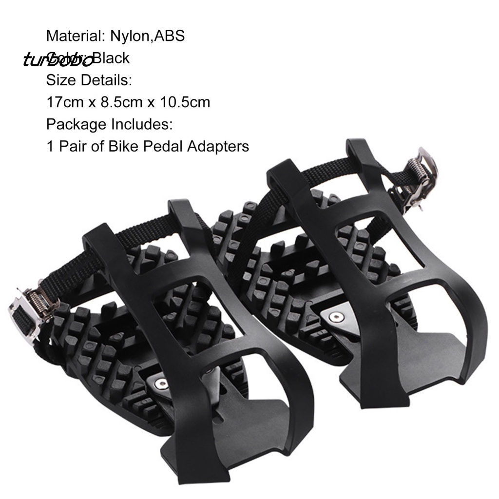 1 Cặp Phụ Kiện Kẹp Bàn Đạp Xe Đạp Chống Trượt Tiện Lợi