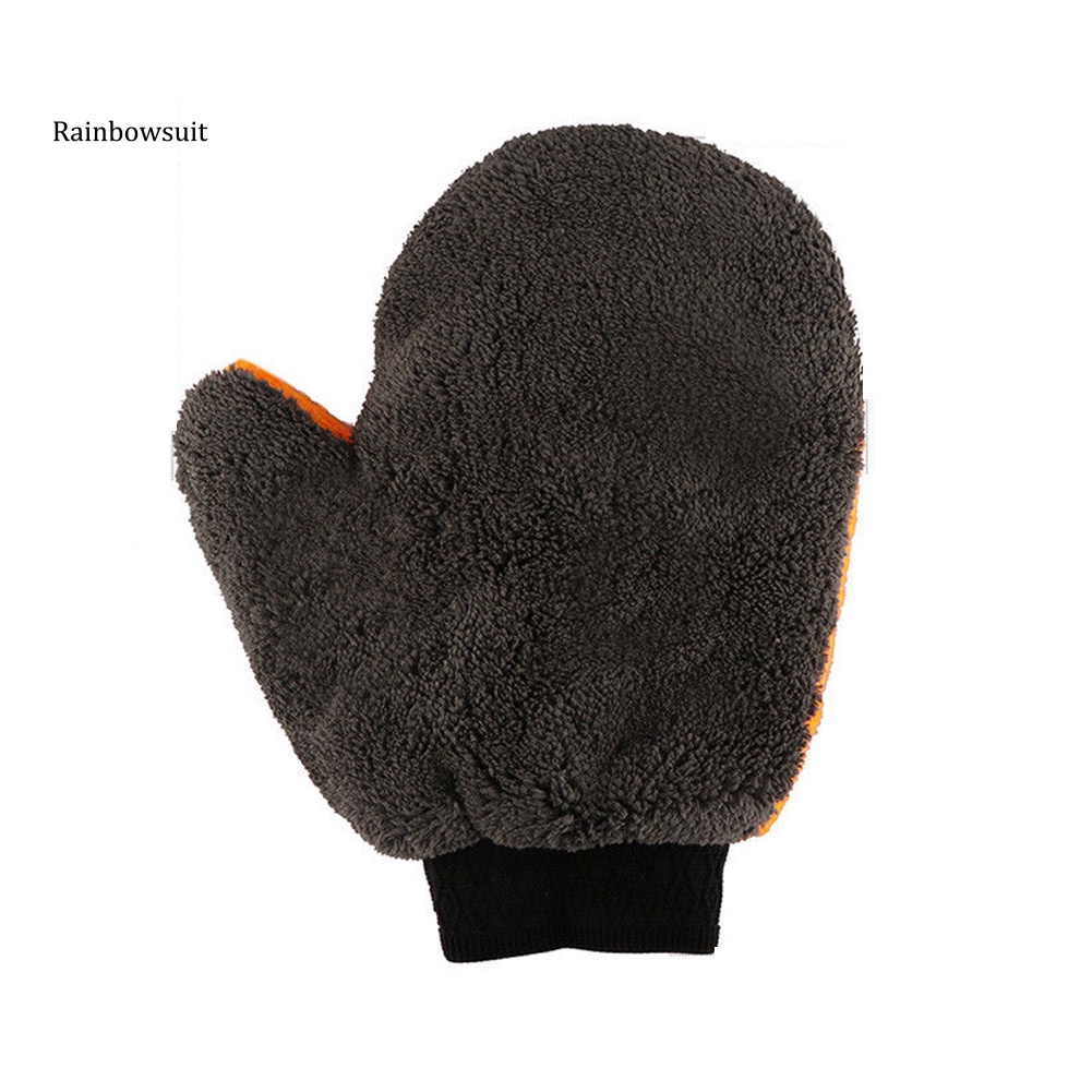 1 Găng Tay Rửa Xe Hơi Mềm Mại Thấm Hút Nước