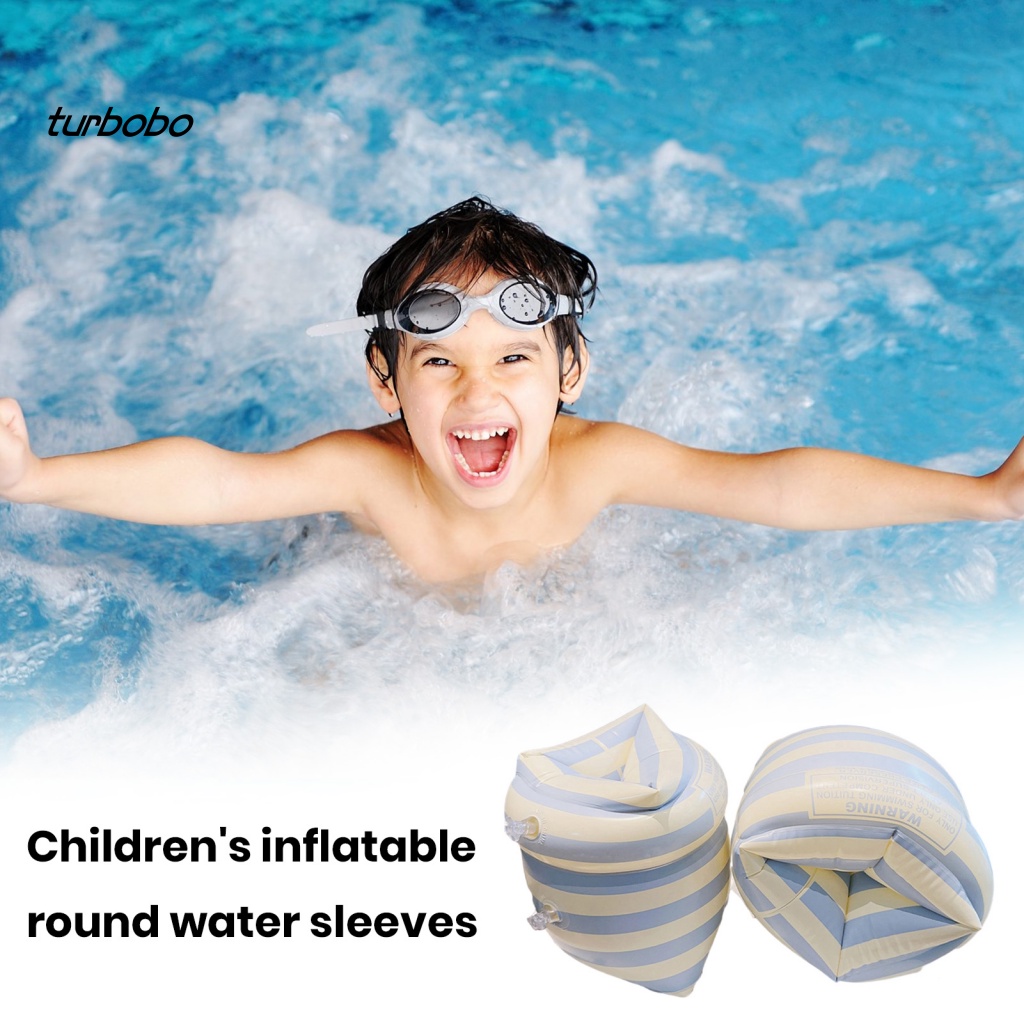 1 Cặp Phao Bơi Cánh Tay Bơm Hơi Chống Rò Rỉ Thân Thiện Với Môi Trường Họa Tiết Tinh Tế Tái Sử Dụng Được Cho Trẻ Em